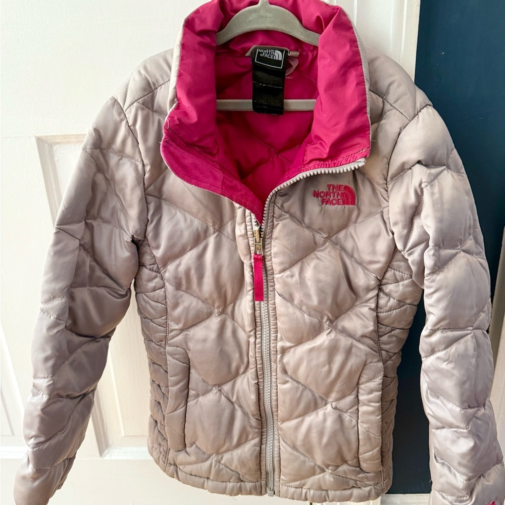 The North Face 550 Down Jacket Girls Small 7-8